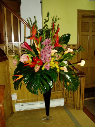 Exotic arrangement by Ashwell Flower Shop | Jackie Embury