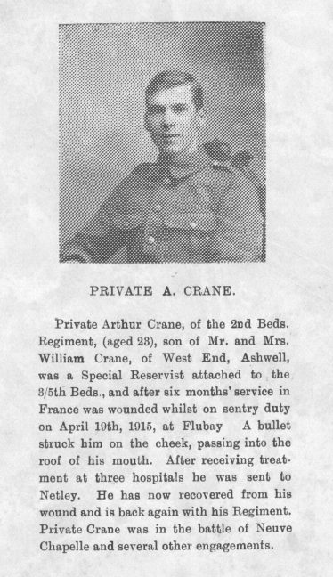 Crane, Arthur William Crane, Arthur William