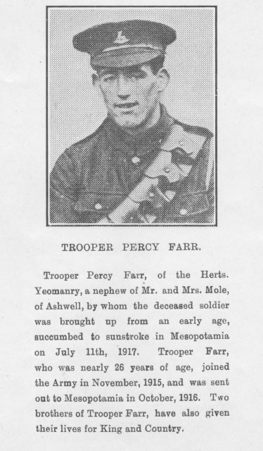Farr, Percy Farr, Percy