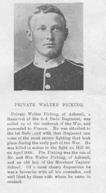 Picking, Walter Picking, Walter