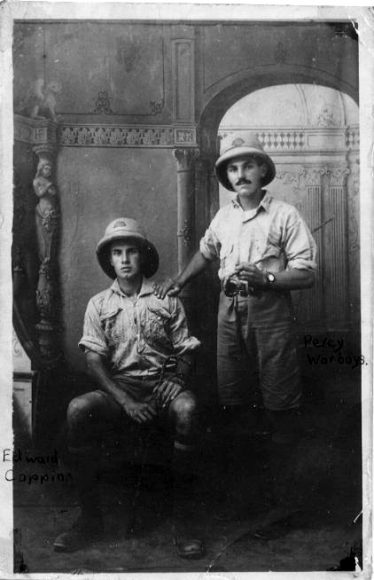 Percy Worboys (right) with Edward Coppin Percy Worboys (right) with Edward Coppin | Museum