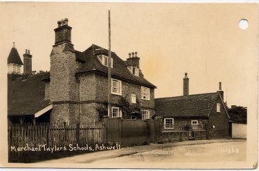 Headmaster's House c.1900 - note the giant flagpole